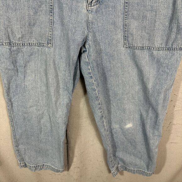 CJ Banks Womens Capris Jeans Blue Pockets Plus Size 16W - Picture 5 of 13